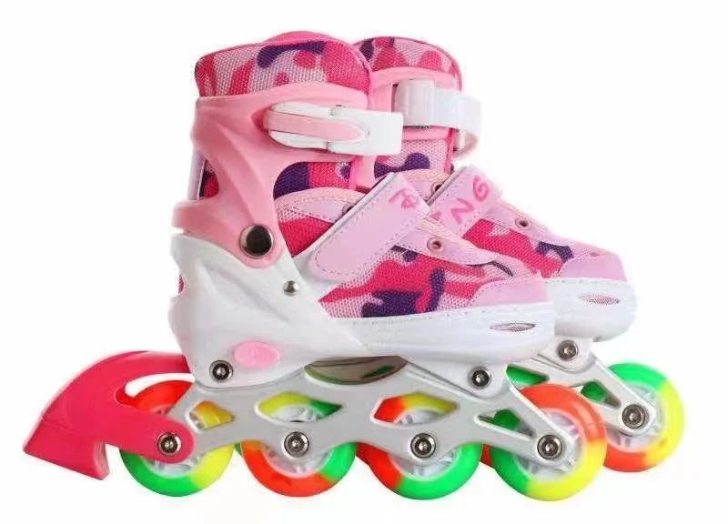 Skating Shoes/Tricolor Wheels That Can Be Played Indoors and Outdoors