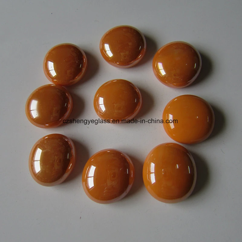 Different Size 2-14mm Colorful Half Round Ceramic Glass Beads for Garment