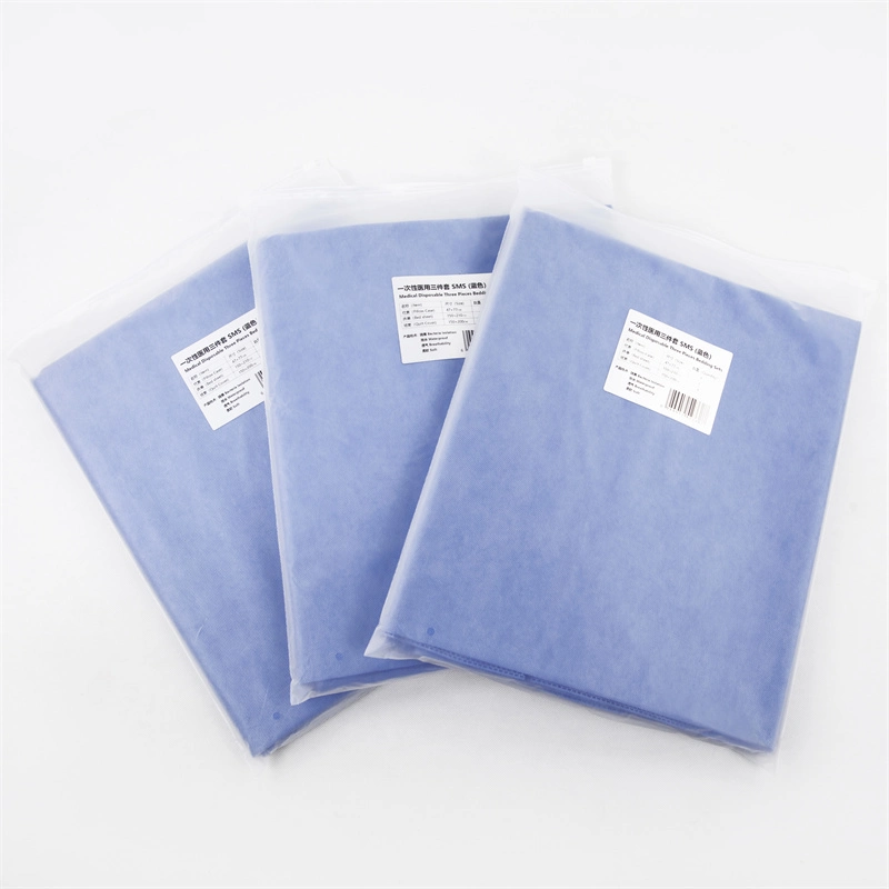 Disposable SMS Material Bedding Sets for Travel Hotel Hospital