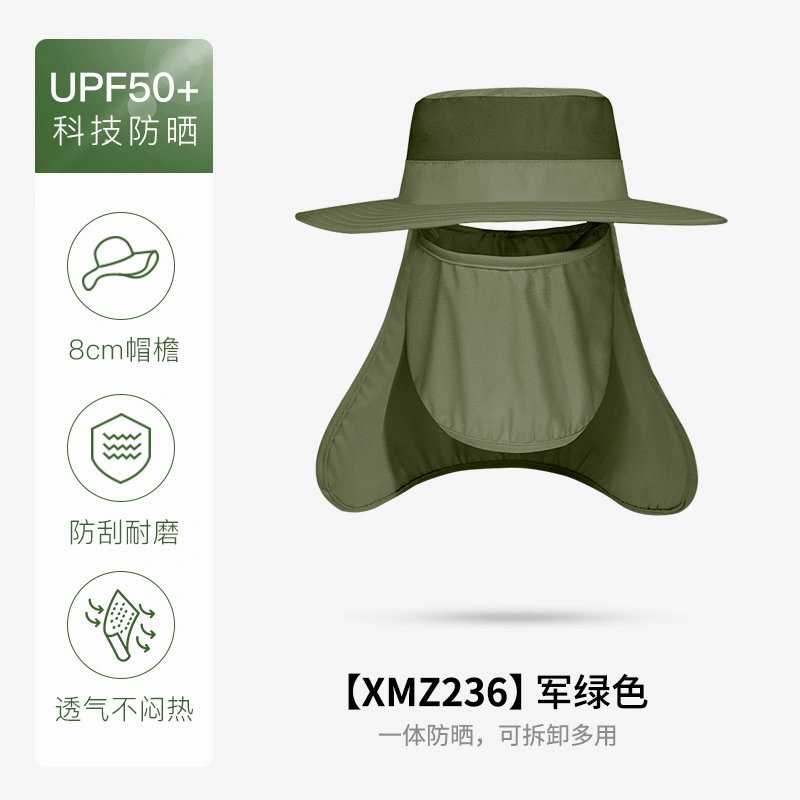 Hot Selling Multifunctional Polyester Big Brim Breathable Fishing Sun Hat