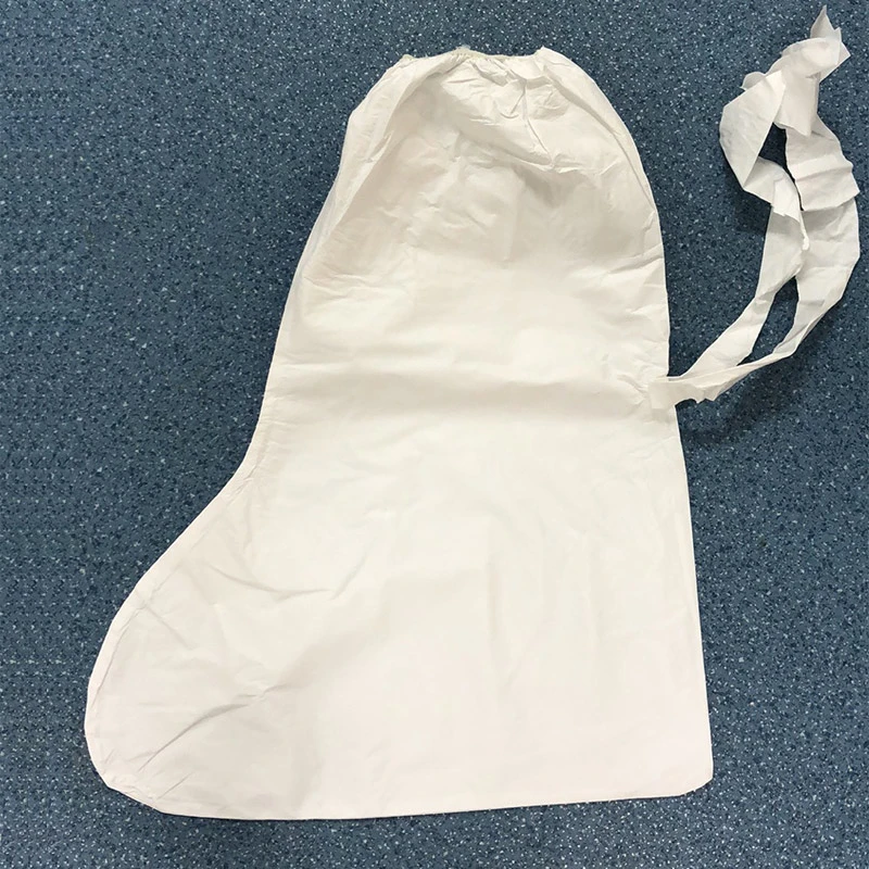 Adults Medical Staff Isolation Shoe Cover Surgical Plastic Boot Cover Disposable Footwear