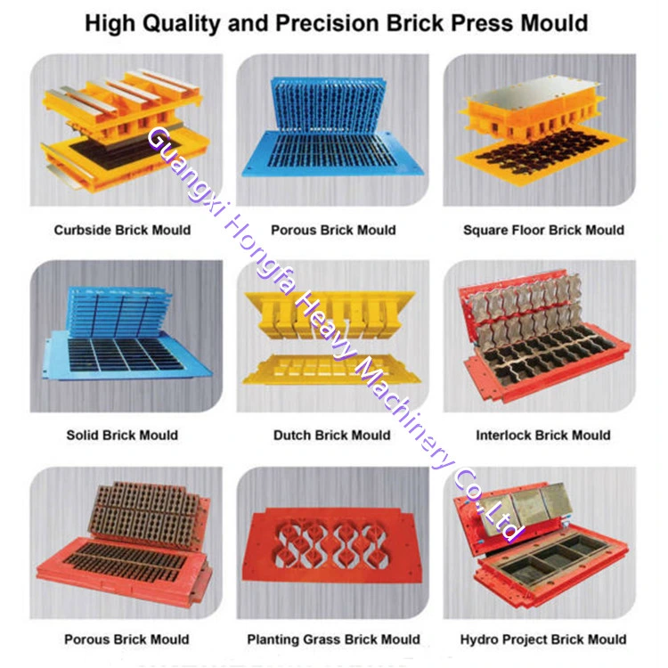 Moldes de bloques de concreto y moldes de prensa de ladrillos de alta calidad y precisión