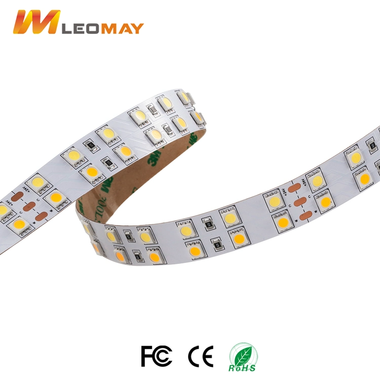 Los LED SMD5050 120 por metro Color doble TIRA DE LEDS Waterproof