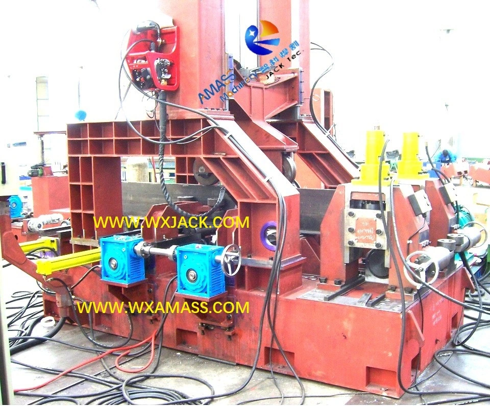 Automatic LBA10 T Beam CO2 GMAW Welding Machine Production Line Ship Building