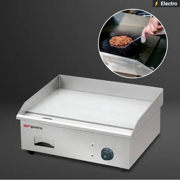 Simple Design Electric Grill Griddle with Smooth Plate