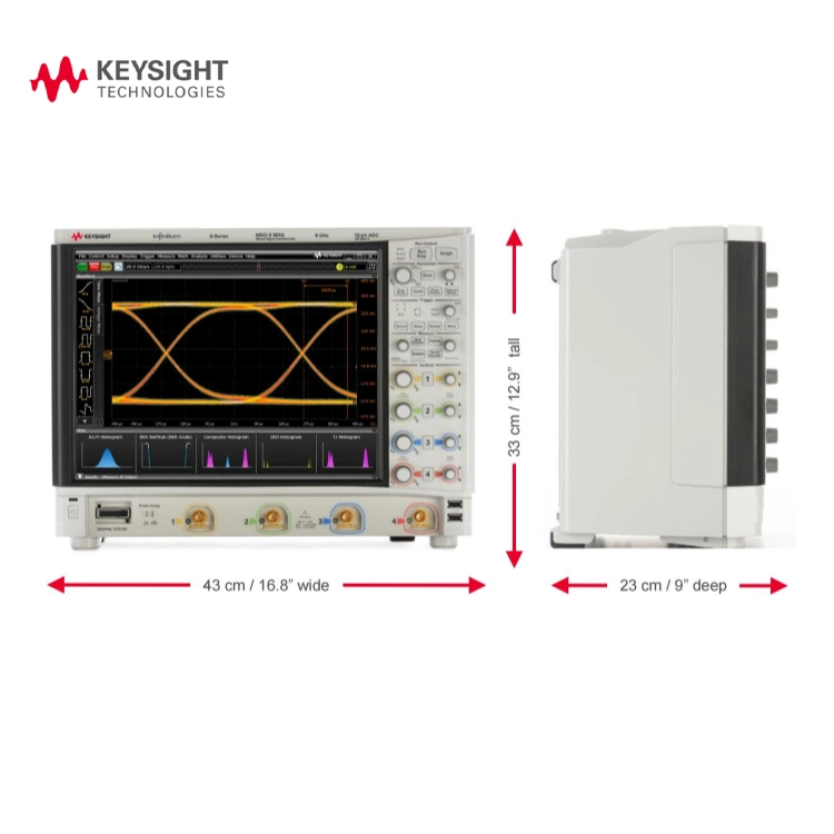 Les OSM254un oscilloscope haute définition de 2,5 GHz, 4 canaux analogiques et 16 canaux numériques