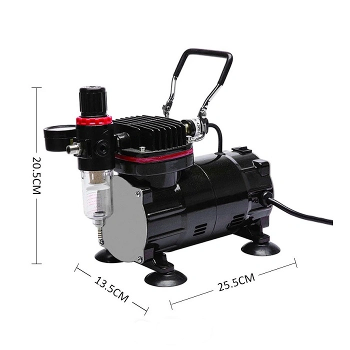 Airbrush Compressor Spray Gun with Air Compressor Dual-Action Spray Air Brush 802K