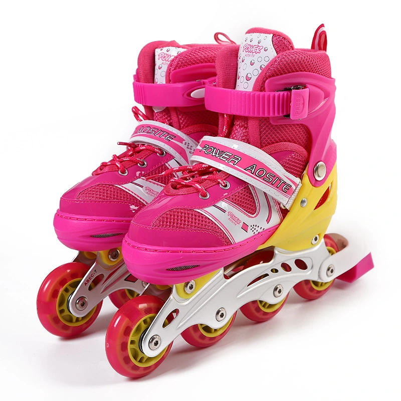 Full Light up Wheels Outdoor Indoor Illuminating Roller Skates