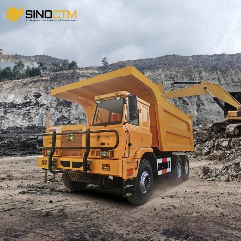 Descarga de mineração fora de estrada de carga útil de 120 toneladas de alta qualidade Sinotruk New 120t Camião