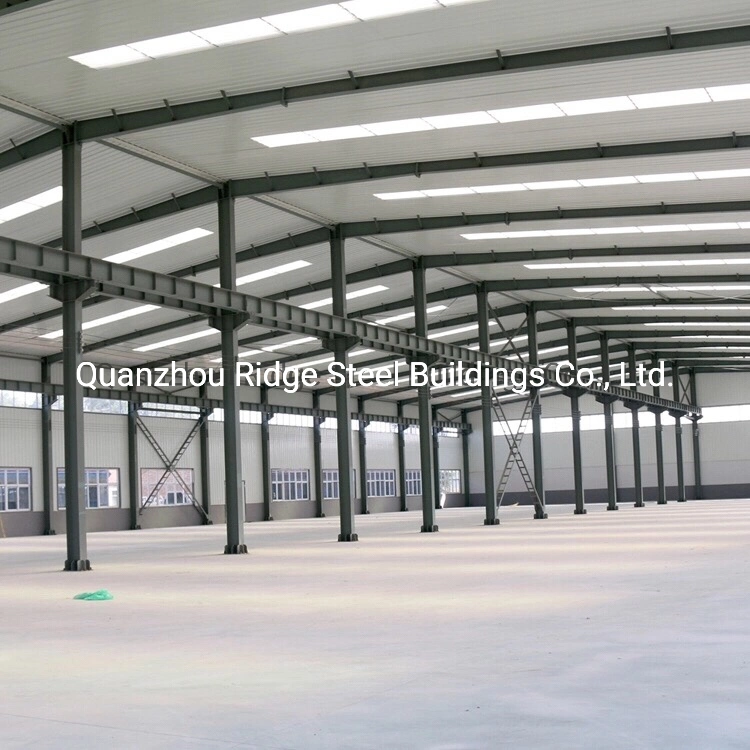 Light Steel Structure for Prefabricated Customized Construction Factory Portal Frame Congo Palm Oil Workshop Building