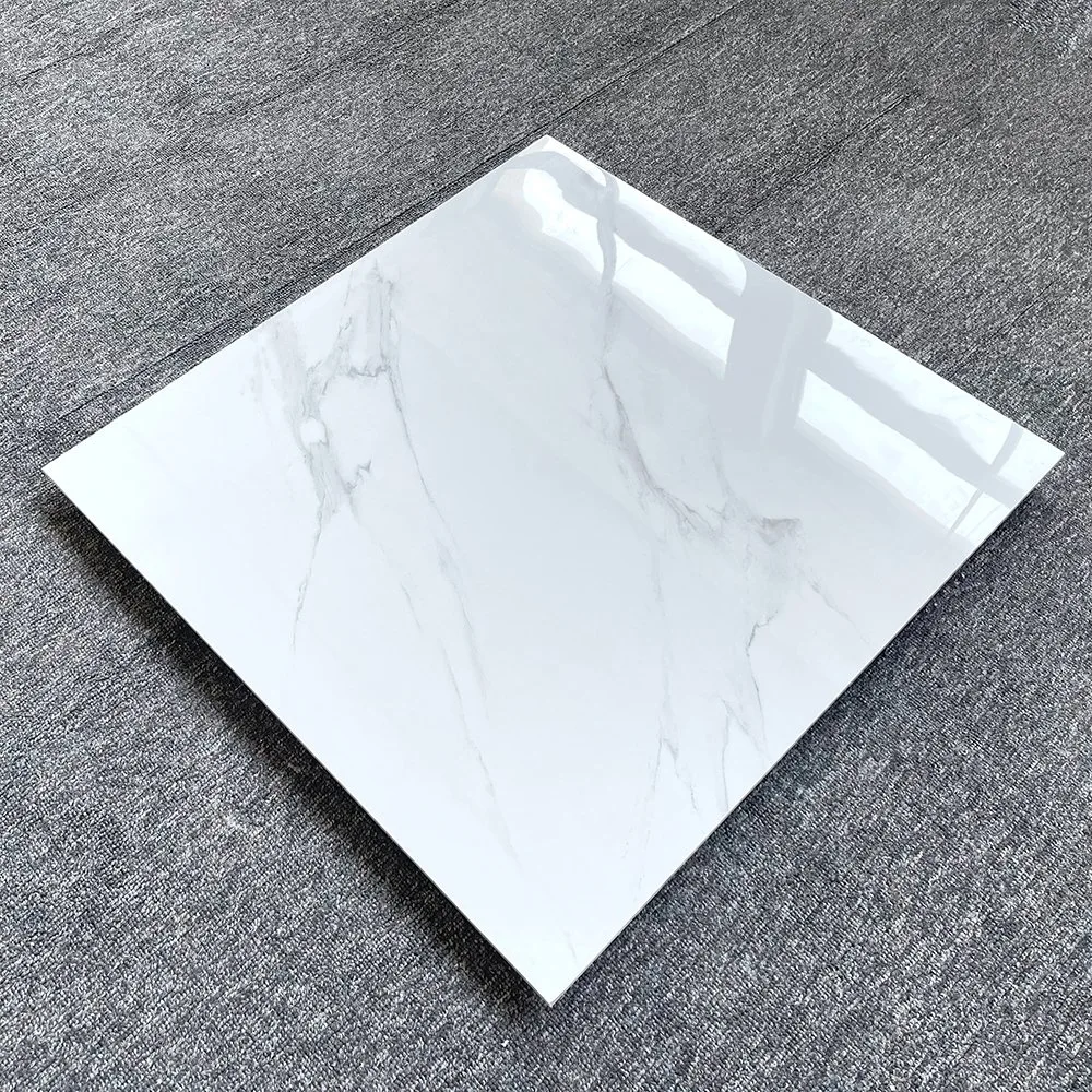 60X60 Square White Marble Glazed Polished Floor Tiles Porcelain Ceramic Tile