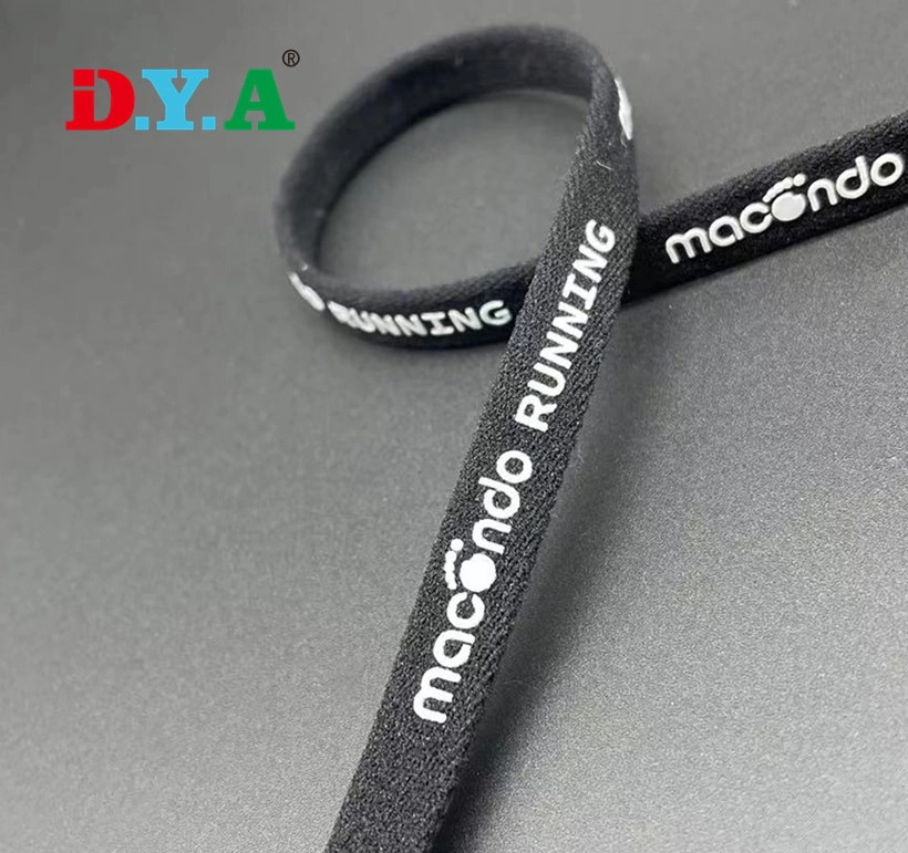 Fabricante de alimentación de 8mm cinta decorativa personalizada impresión de recorte del cinturón de cinta para la prenda de vestir