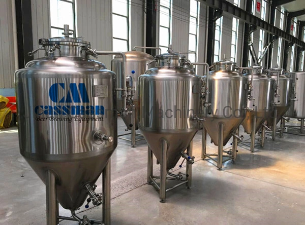 نظام تخمير الجعة بسعة 500 لتر مع نظام Cassman SUS304 شهادة