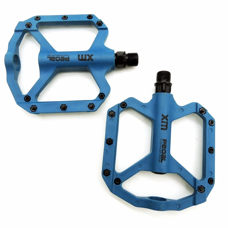 Bicycle Parts Bicycle Cycling Bike Pedals, Nylon Antiskid Durable Mountain Bike Pedals Road Bike Hybrid Pedals for 9/16 Inch