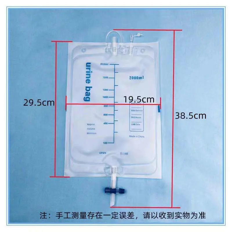 New Design Disposable Plastic Leg Urine Bag Medical Use