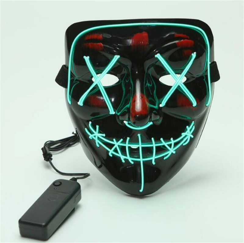 New Headwear LED Luminous Mask Halloween Mask Ghost Face