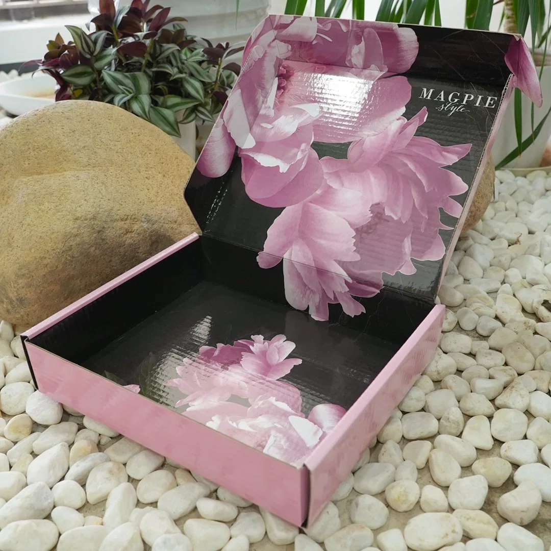 Custom Logo Print Delivery Shipping Flower Box 2022 Gift Box for Flower Store