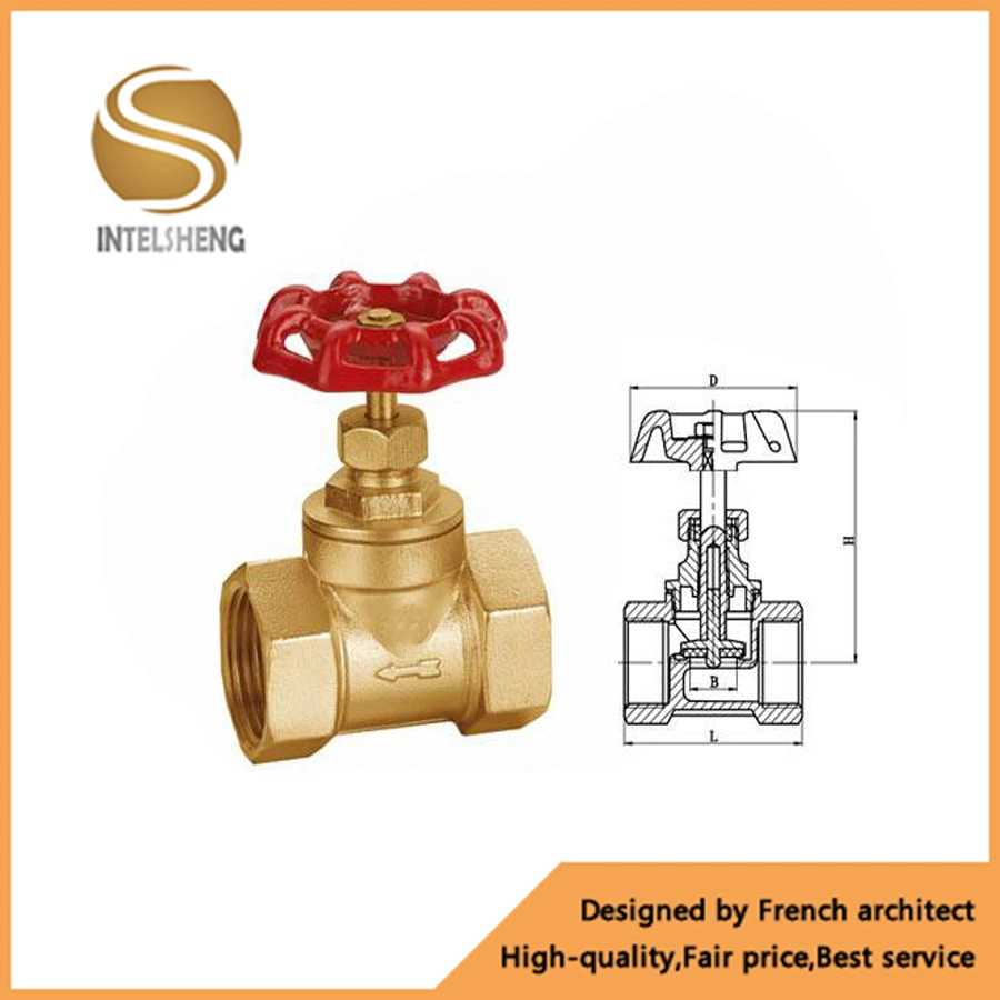 China Hot Sale Product Manufacturer Brass Valve Factory F/F Thread Globe Valve OEM/ODM Wholesale/Supplier Brass Stop Valve