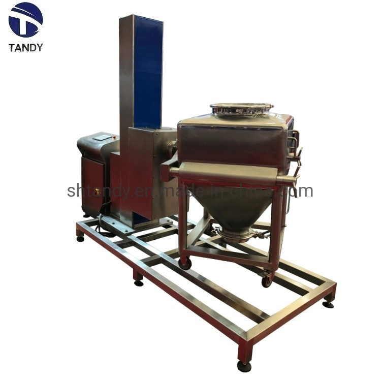 Single Column Post Bin Blender Rotation Hopper Mixer Machine