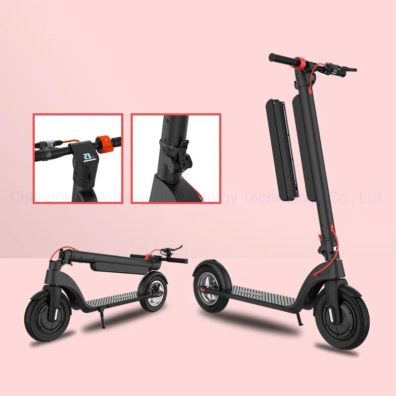 X8 Motor de 350 W&amp;10pulgadas Dos Scooter de rueda de bicicleta de ciudad eléctrica de los adultos de la movilidad de los neumáticos Scooter eléctrico Fatest Fat