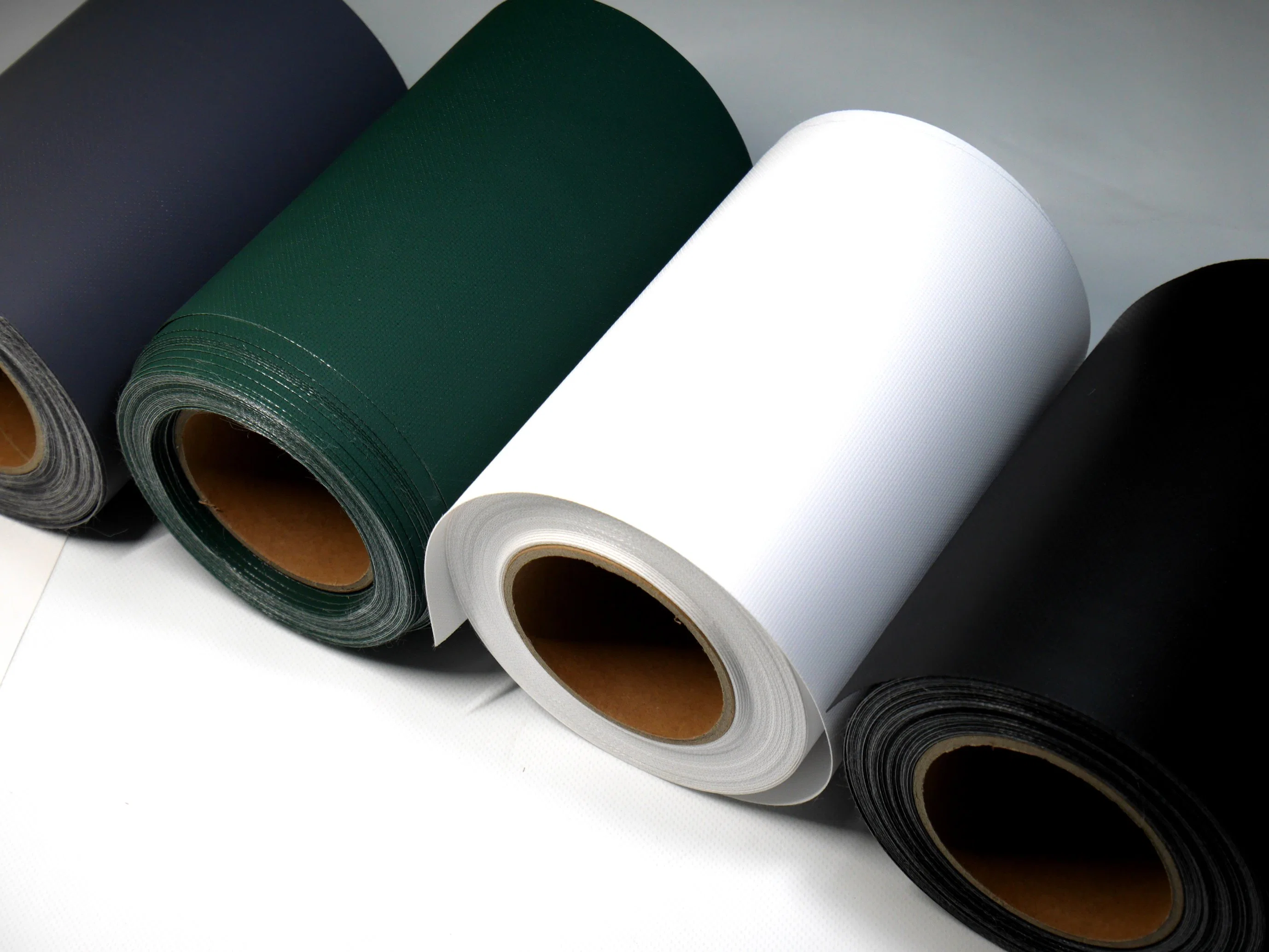 Modern Style White Black Non-PVC Laminated Tarpaulin Tent Fabric