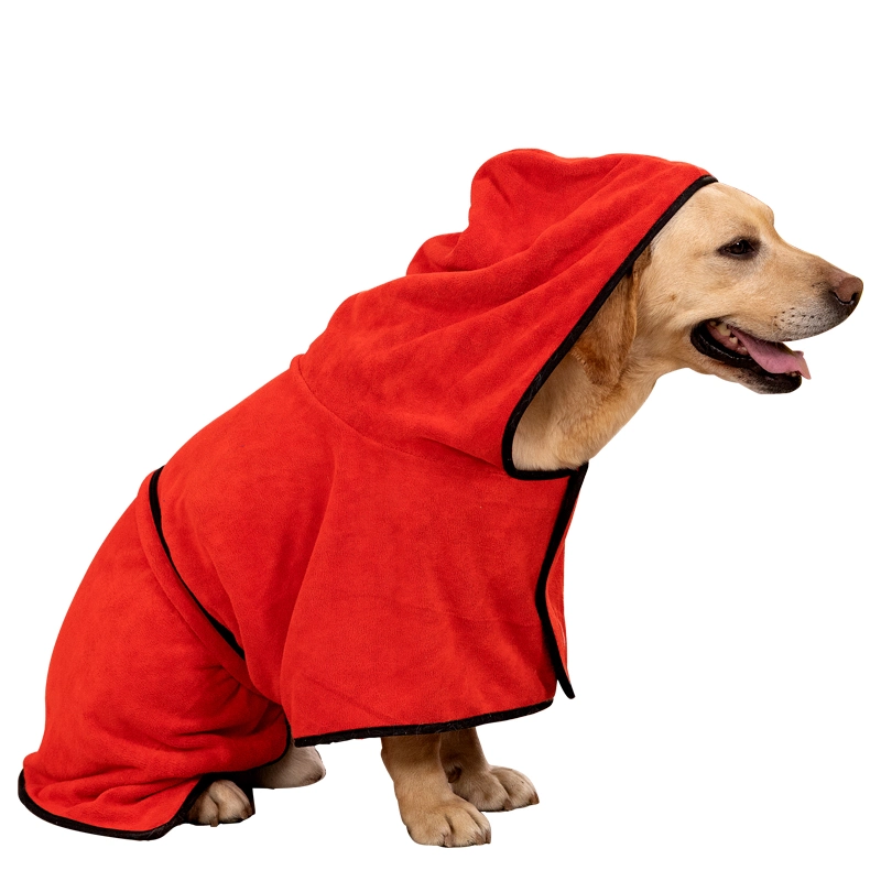 Pet Bathrobe Quick Drying Cleaning Dog Water Absorbing Drying for Dogs