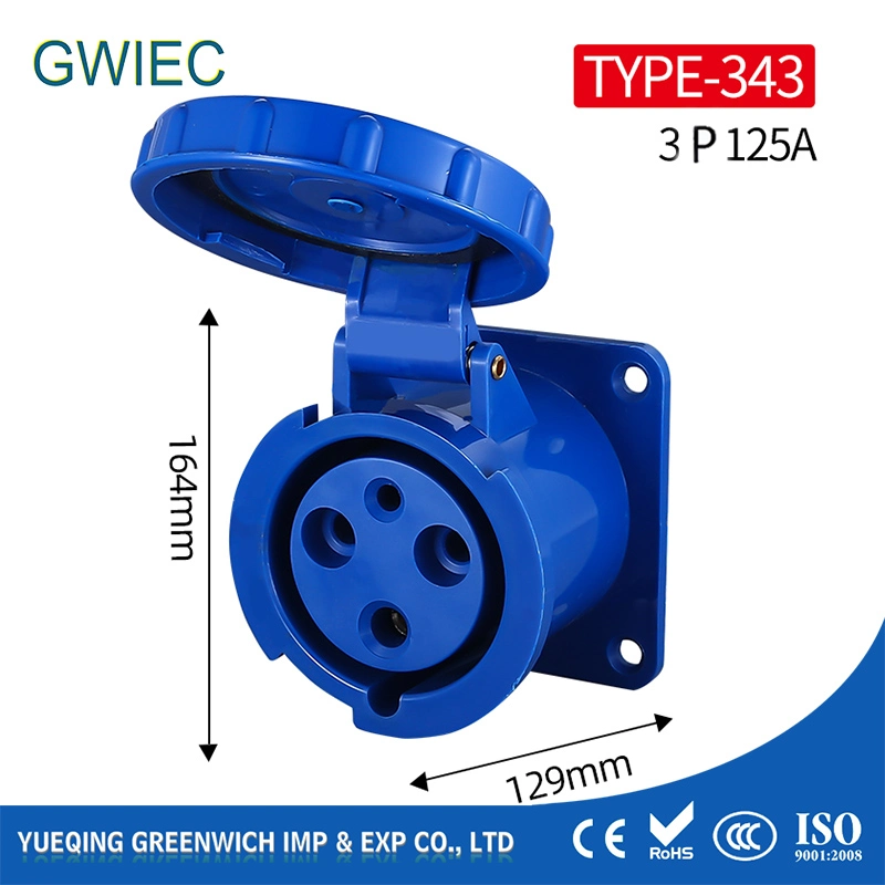 Electrical 16A 32A 63A Male Female Industrial Plug and Socket