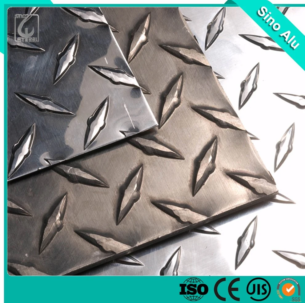 Anti-Slip Alloy 1050 1060 3003 Embossed Aluminum Sheet for Floor