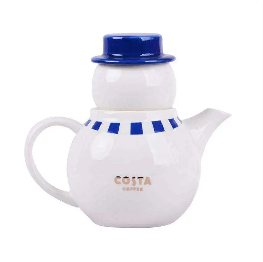 New Products Custom Printed Goods Australia Style Ceramic Teapot Coffee Sets Porcelain