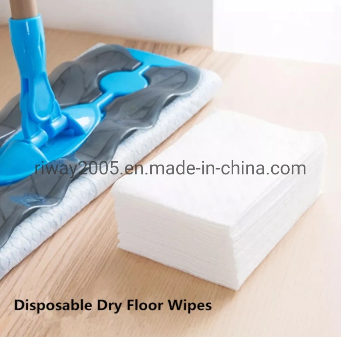 100% Polyester Disposable Nonwoven Mop Floor Cleaning Wipe