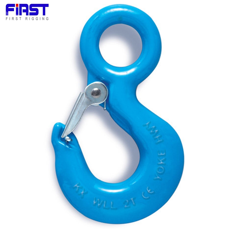 Drop Forged Us Type 320c Steel Eye Lifting Hook with Safety Latch