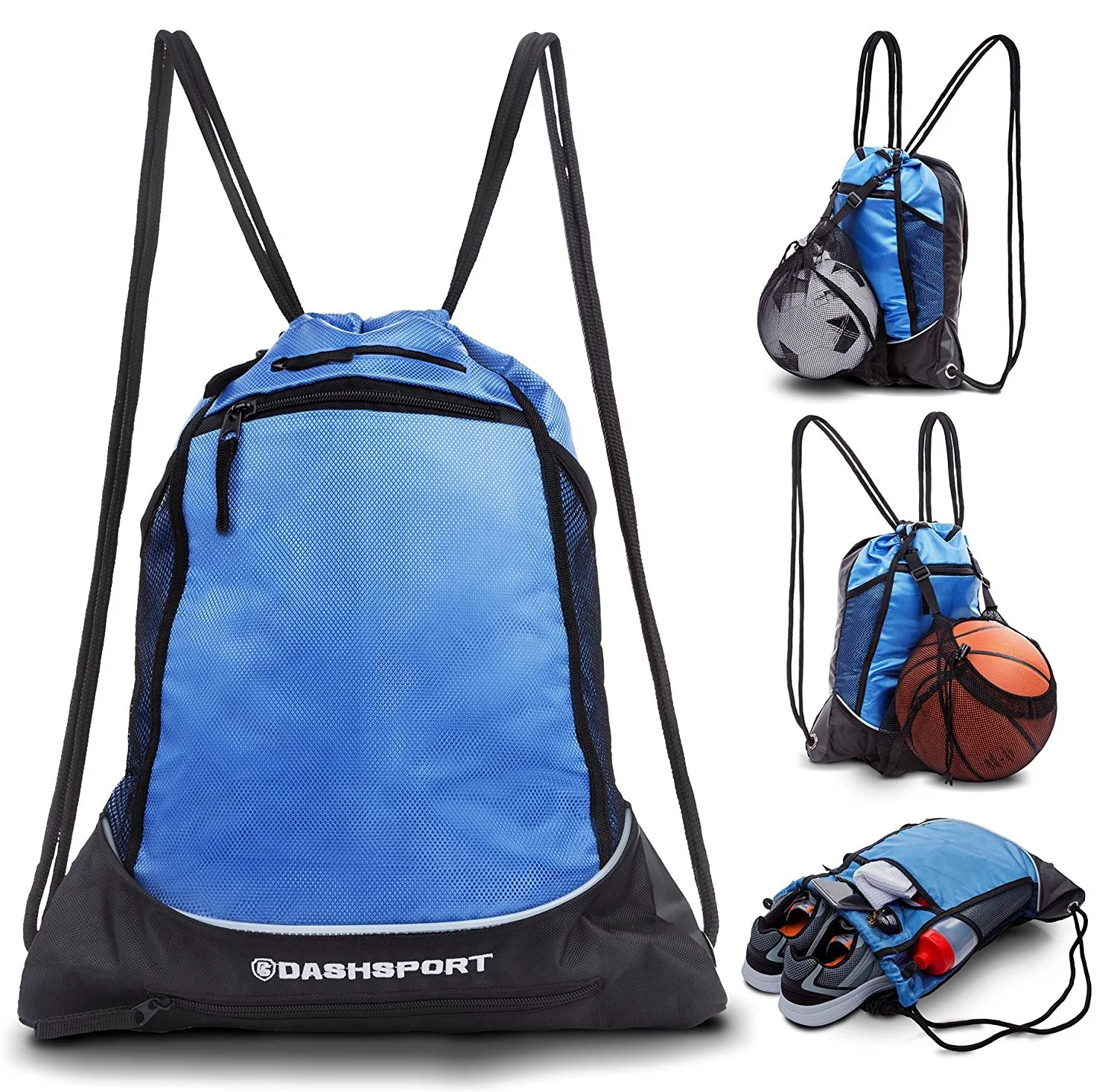 Newest Design Multipurpose Softball Drawstring Bags with Ball Net