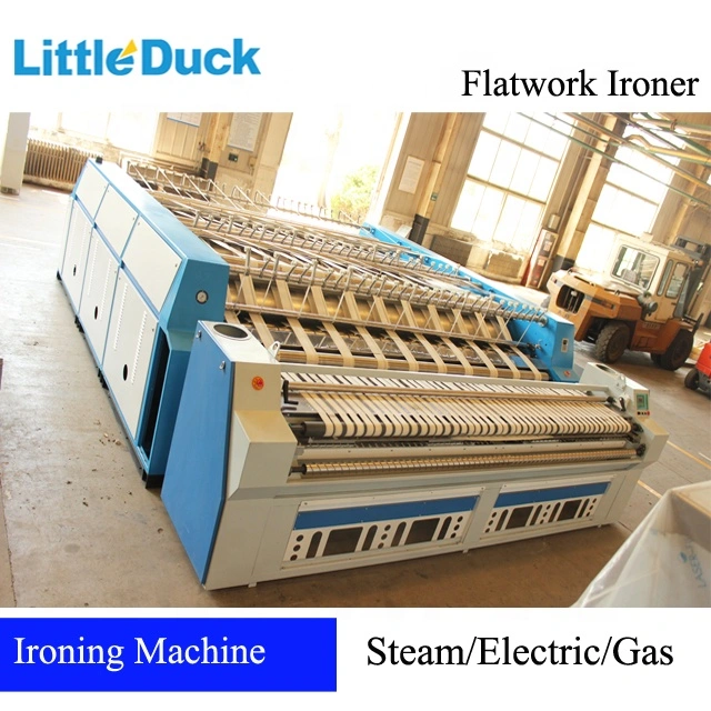 3000mm Gas-Fired Industrial Laundry Flatwork Ironer 1 Cylinders