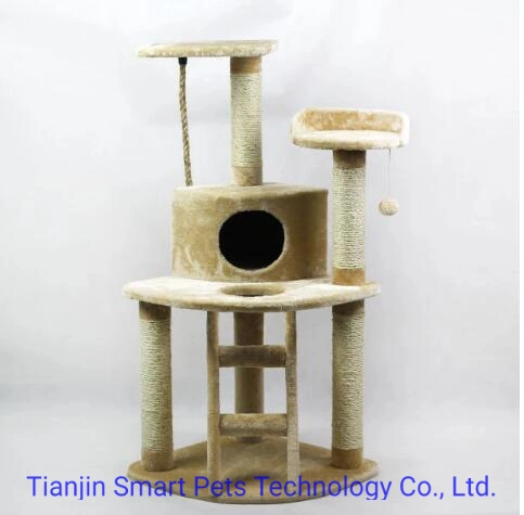 Multi-Level Large Pet Cat Scratching Tree Accessories