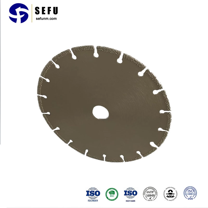 Sefu China Brazed Diamond Drilling Tools Suppliers Diamond Material Brazed Cutting Machine Hand Tool Vacuum Brazed Diamond Saw Blade