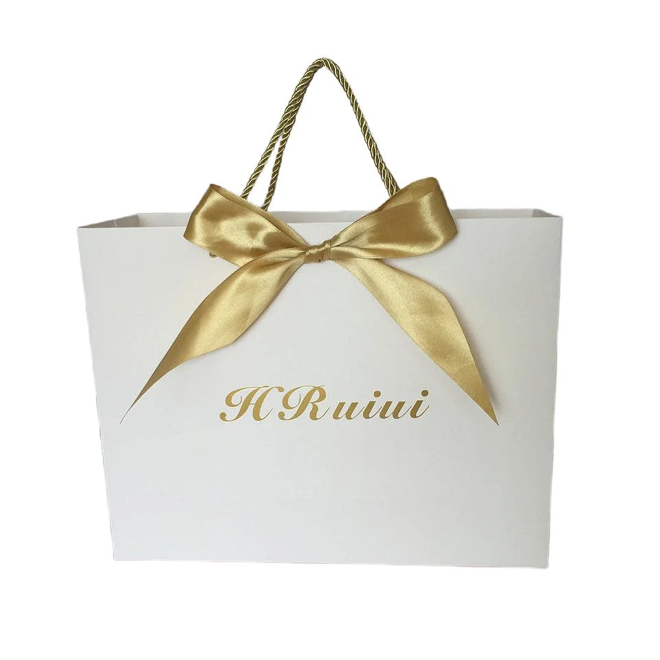 Custom Logo Bags Kraft Paper Tote Bag Shopping Bag with PP Handle for Leisure Apparel Packing