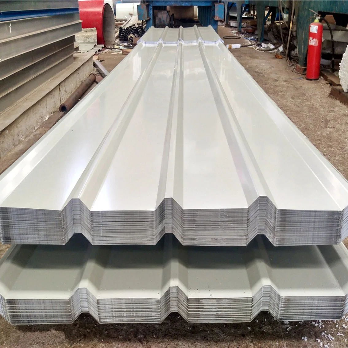 Material de construcción Hoja de techo de acero galvanizado prepintado corrugado PPGI/PPGL de 0.12-1.5mm.