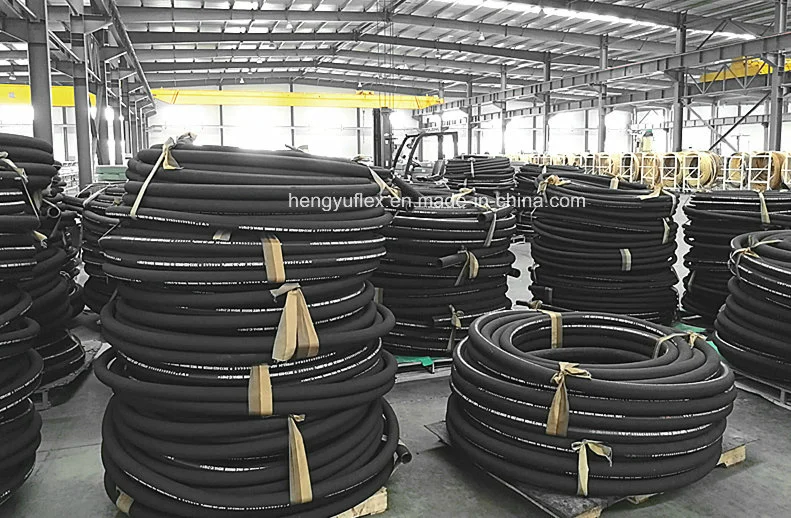 4sh and 4sp Rubber Hose with Abrasion Weather and Heat Resistance for Excavator