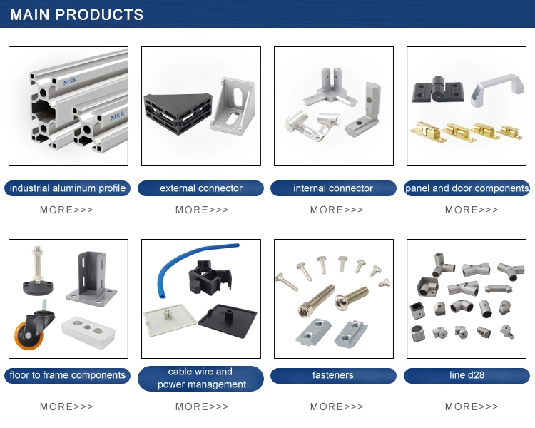 Existing Goods 7178 Good Quality Threaded Stem Swivel Casters for Aluminium Profile 25 30 40 45 Series M8 &phi; 50