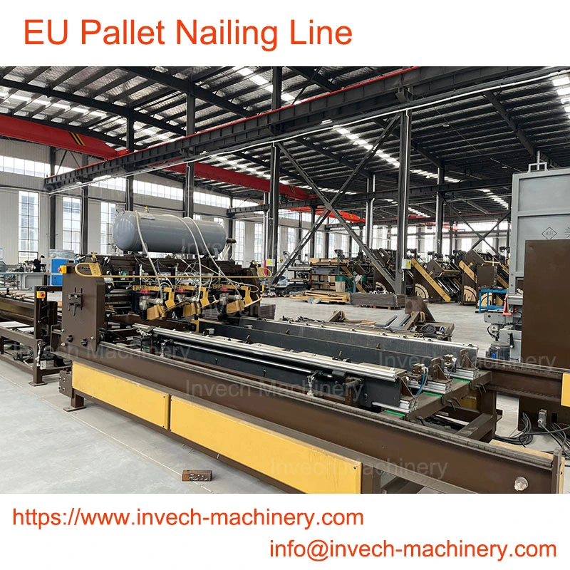 Standard EU Blocks Pallet Machine Wooden Pallet Assembly Line