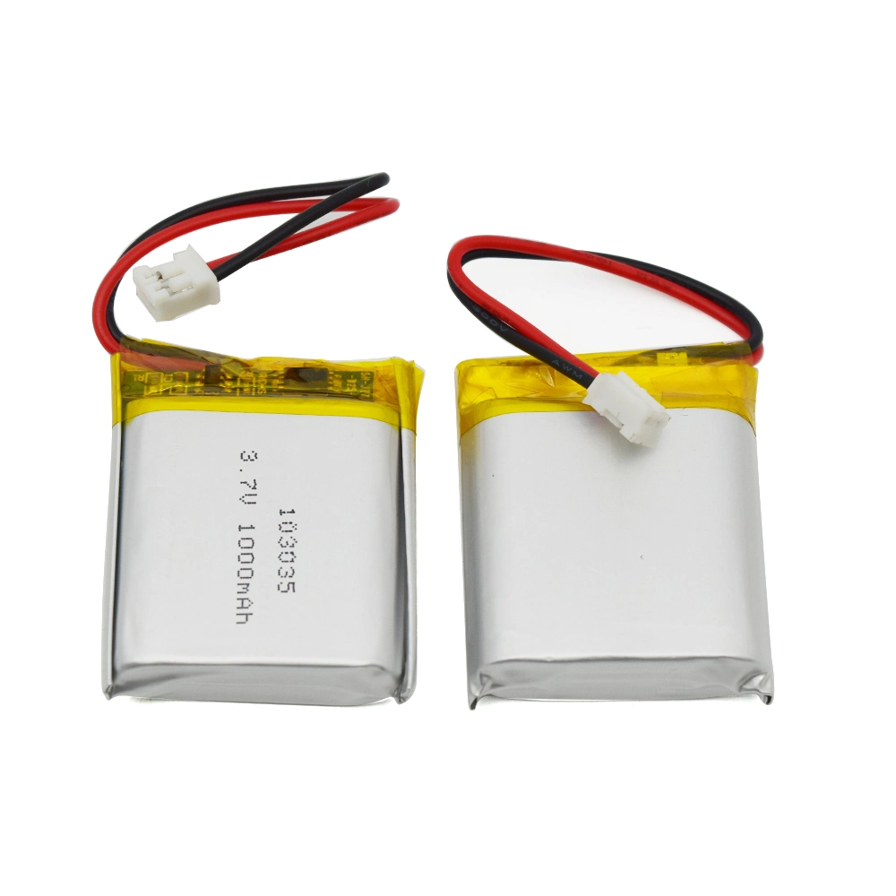 1000mAh 3,7V 103035 Super delgada Li-ion Square Lipo batería para Vigilabebés