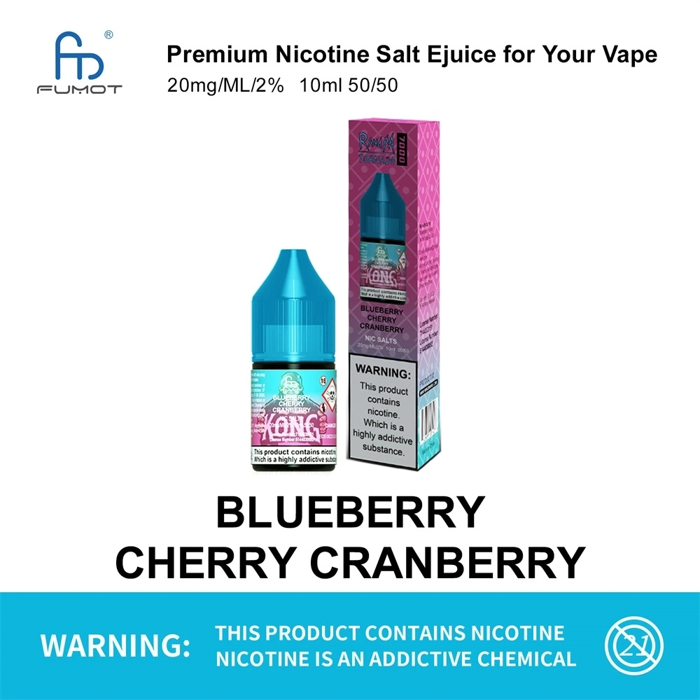 Hot Sale Premium Nicotine Salt Ejuice 36 Tasty Flavors E-Cigarette Liquid Fumot Randm Tornado 7000 Ejuice Disposable Electronic Cigarette Liquid