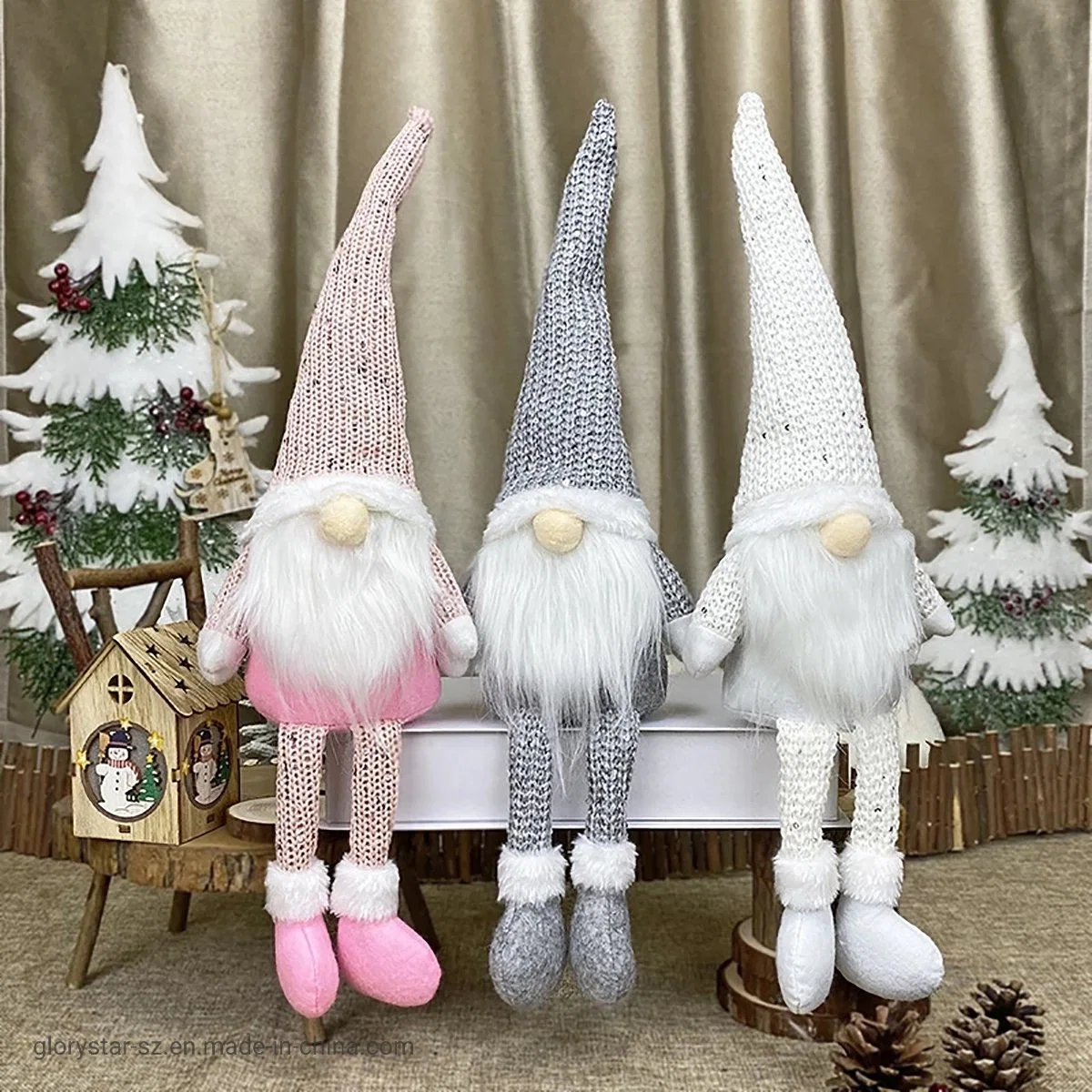 2023 Décorations de la maison pour le Nouvel An Gnome Poupée sans visage de Noël Cadeaux
