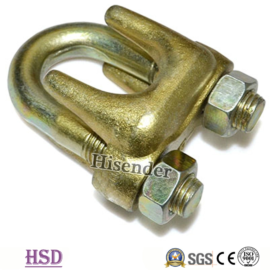 Rigging Hardware Zinc Plated Cast Iron DIN741 Cable Clamps