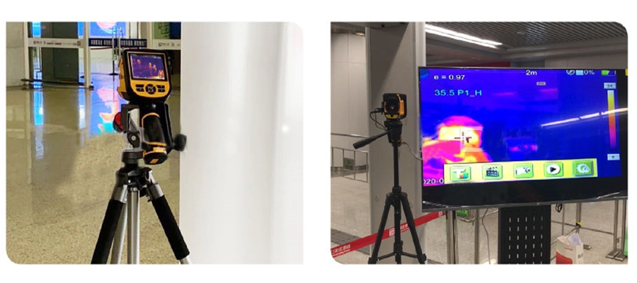 La nouvelle technologie de caméra infrarouge thermique pleine mesure de température du corps de la fièvre système à partir de la Chine
