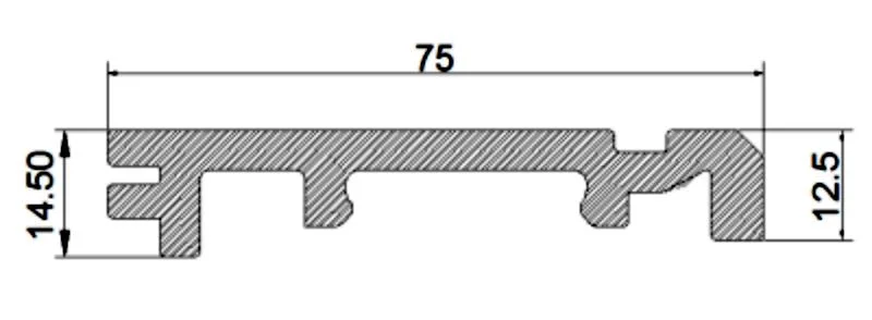 Umweltfreundliche Flammhemmende Innendekoration Material Skirting