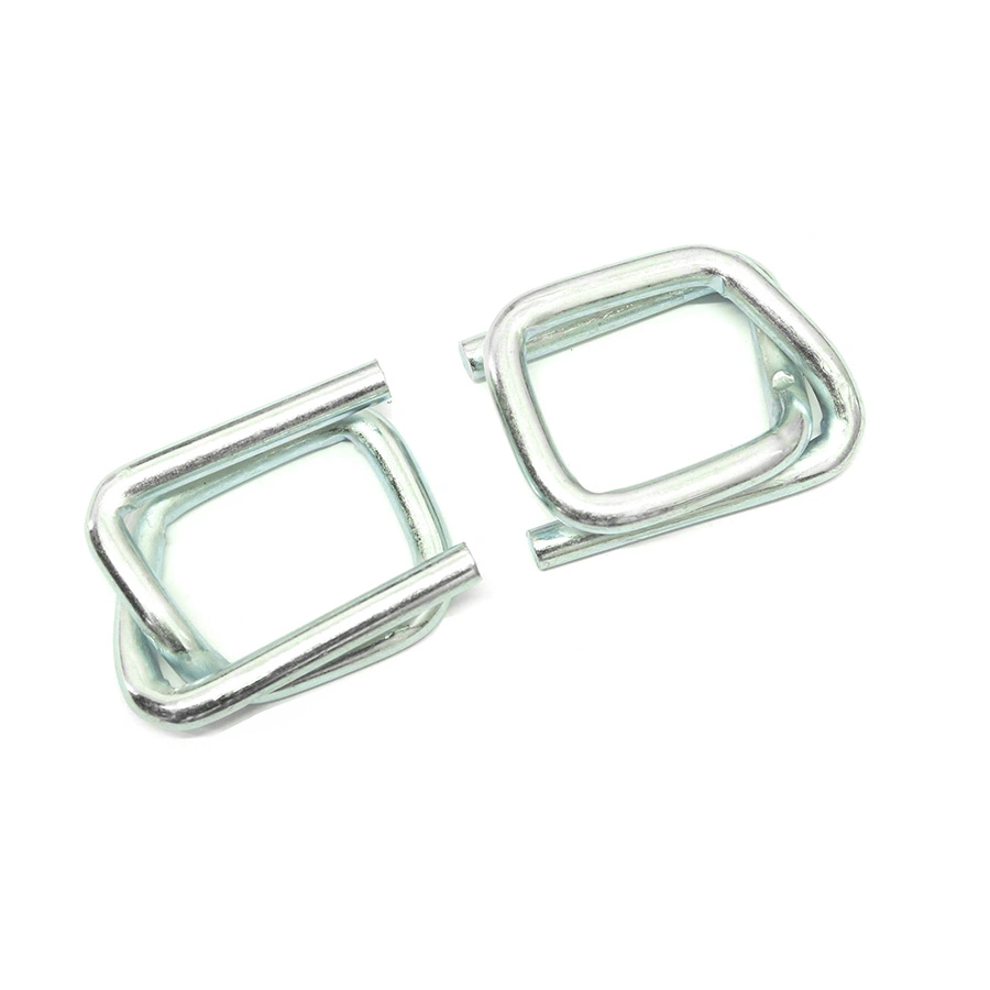 Semi Open Galvanized Belt Wire Buckle