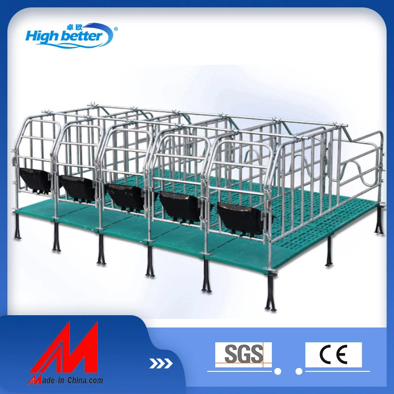 Lowest Price Hot DIP Galvanized Pig Farrowing Crate / Cage for Sows