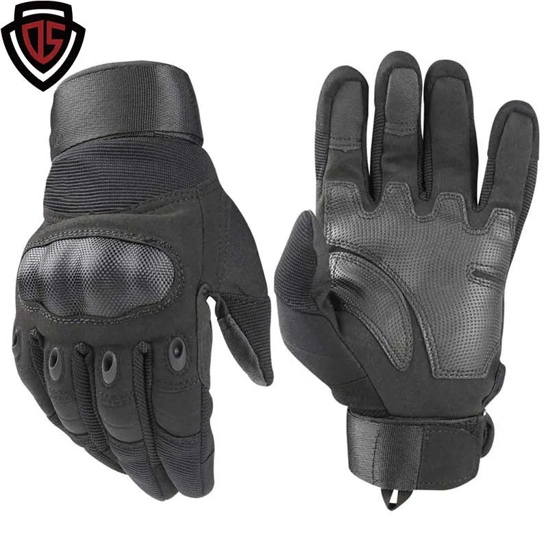 Double Gants de sécurité de tir au poignet de travail sûr Sport Paintball Formation de sécurité Doigt Armée Militaire Tactique