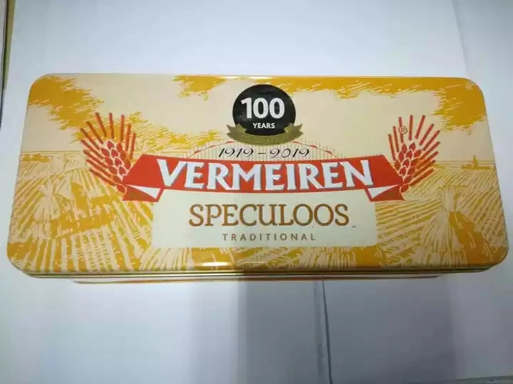 Großhandel Cookies Box Runde Schokolade Biscuit Verpackung Metall Zinn-Box